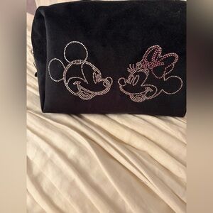 Disney Mickey and Minnie bling make up bag